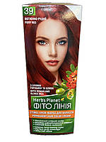 Стійка крем-фарба для волосся "Фіто лінія" Herb`s Planet № 39 Вогненно-рудий
