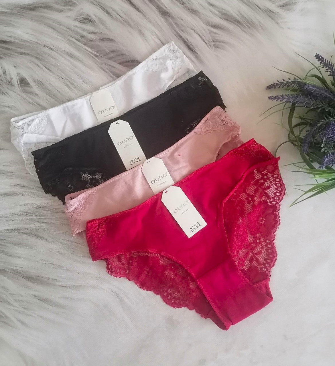 Жіночі труси бавовна з мереживом 42-48р 4 кольори, фото 1
