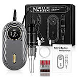 Лампа S10 + фрезер JF-603 - набір на акумуляторі для майстра манікюру 2в1, RD-55, фото 5