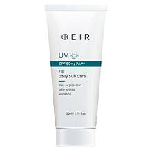 Освітлюючий сонцезахисний крем для обличчя з SPF 50 EIR Daily Sun Care, 50 мл