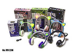 Бездротові навушники світні з котячими вушками "Cat"