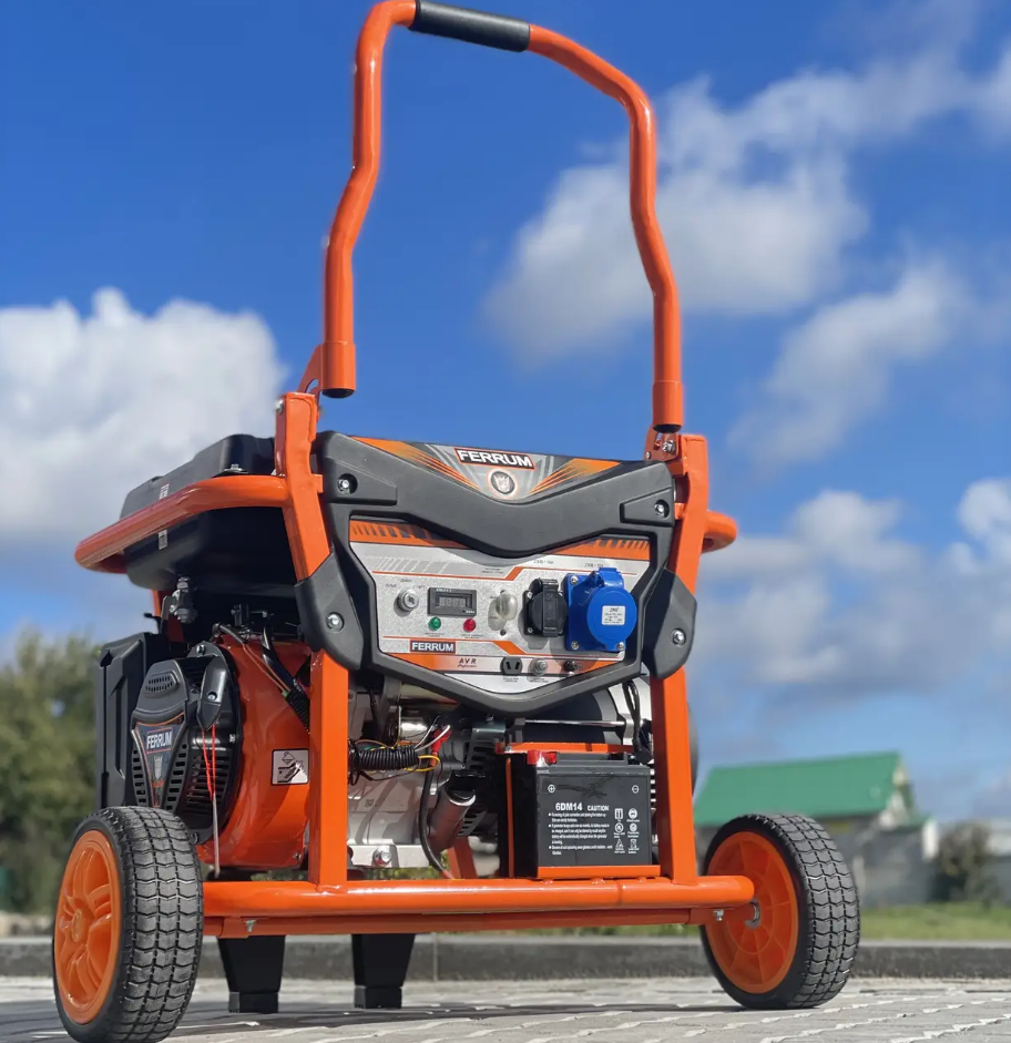 Генератор бензиновий 8 кВт FERRUM FRGG7780CE