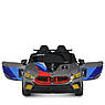 Дитячий електромобіль на акумуляторі двомісний BMW 5849 з пультом радіокерування для дітей 3-8 років Сірий, фото 4
