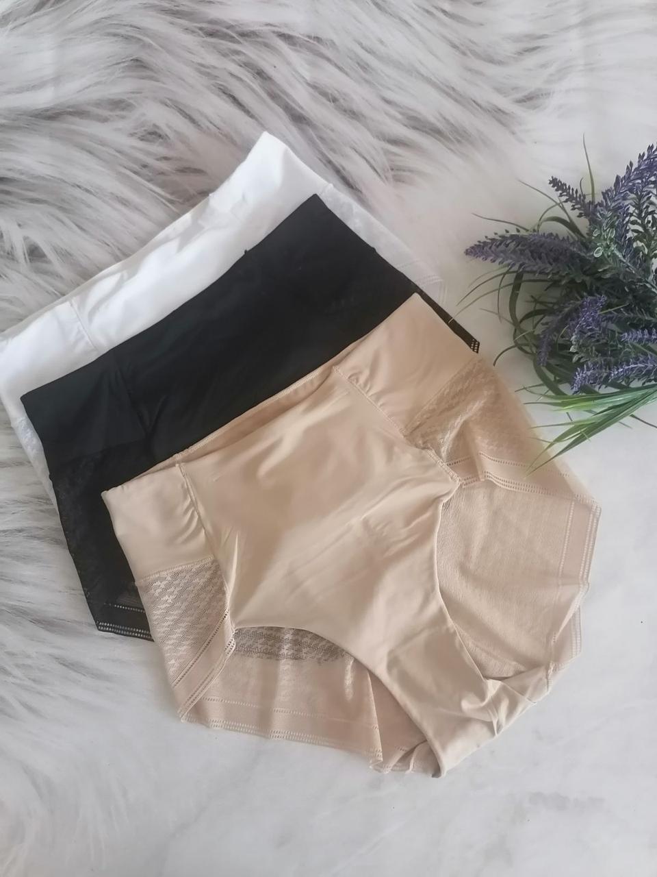 Жіночі труси ефект утяжки з лазерною обробкою 48-54р 3 кольори, фото 1