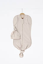 Безрозмірна пелюшка на блискавці з шапочкою Каспер, Слонова кістка