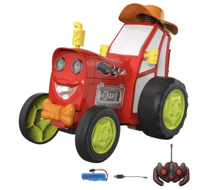 Дитяча іграшка танцювальний трактор CRAZY CAR 2101-A на радіокеруванні.