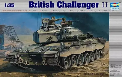 Challenger Ⅱ. Збірна модель танка у масштабі 1/35. TRUMPETER 00308, фото 1