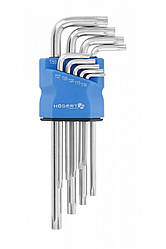 Набір Г-подібних довгих ключів TORX S2, 9 шт.