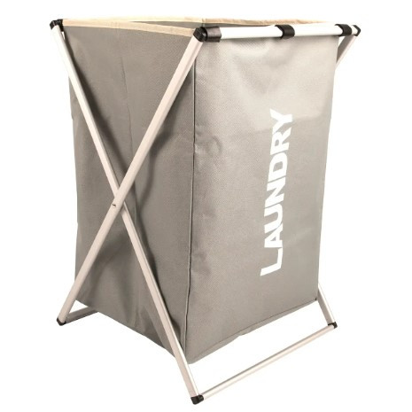 Кошик для білизни складаний, органайзер для зберігання речей, Сіра, фото 1