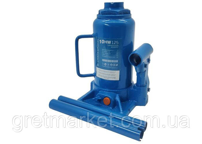 Домкрат гідравлічний Kraissmann 10 HW 125 (10 тонн), фото 1