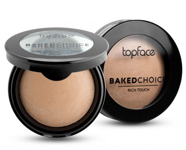 Запечена пудра для обличчя TopFace Baked Choice Rich Touch Powder PT 701, № 08 Terracotta, 10 г