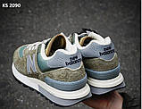 Кроссовки мужские 41 42 44 New Balance 574 Stone Island + фірмовий коробок Stone Island, фото 3