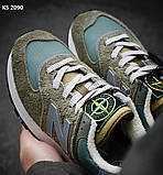 Кроссовки мужские 41 42 44 New Balance 574 Stone Island + фірмовий коробок Stone Island, фото 7