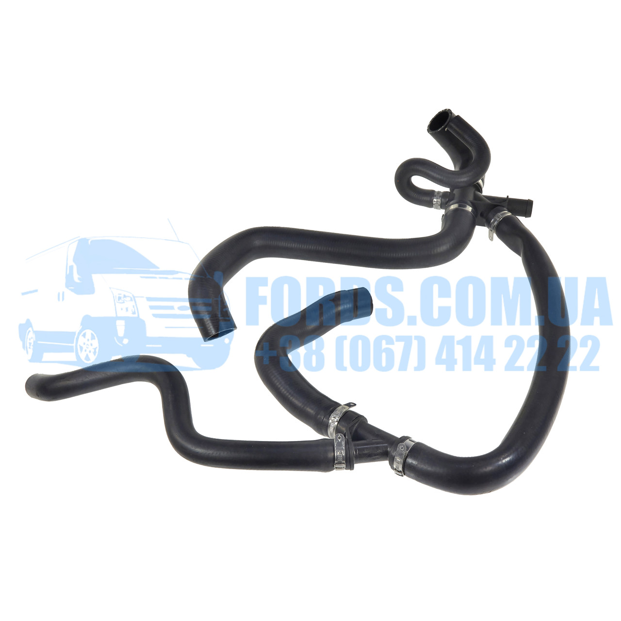 Патрубок радіатора Нижній FORD TRANSIT 2011-2012 (2.2TDCI) IBRAS
