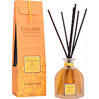 Ароматичний дифузор Mandarin & Yuzu (Мандарин і юдзу) аромадифузор Collines de Provence, 100 мл