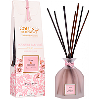 Ароматизатор для дому, Rose & Hibiscus (Троянда та гібіскус) аромадифузор Collines de Provence, 100 мл