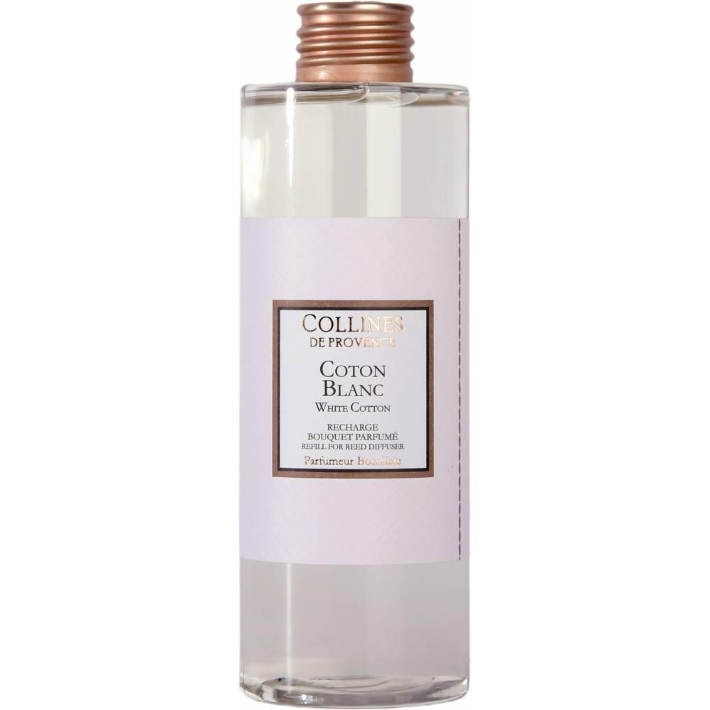 Наповнювач для аромадифузора Білий бавовник Collines de Provence, 200 мл