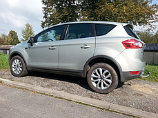 Фаркоп Ford Kuga 2008-2013 (Форд Куга) без підрізання бампера, фото 4
