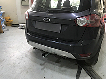 Фаркоп Ford Kuga 2008-2013 (Форд Куга) без підрізання бампера, фото 5