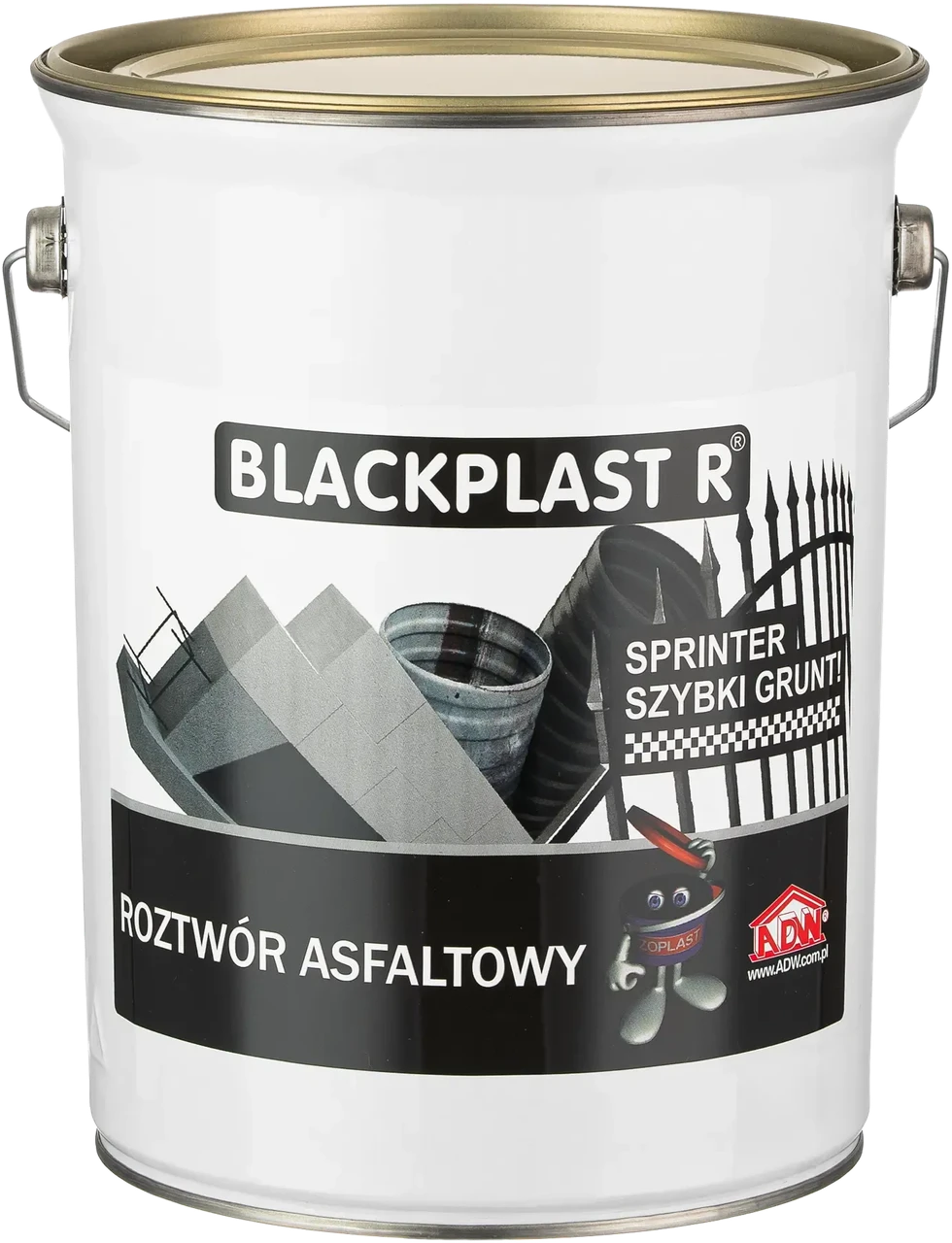 Blackplast R Швидковисихаюча бітумна ґрунтовка на основі органічного розчинника 5 л.
