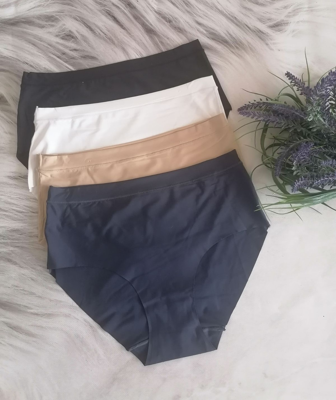 Жіночі труси лазерка наружна резинка 44-54р 4 кольори, фото 1
