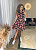 Літня квіткова сукня вільного крою зі штапелю Smmod9106, фото 6