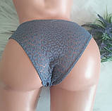 Жіночі трусики гіпюр з металевою вставкою 42-48р 6 кольорів, фото 3