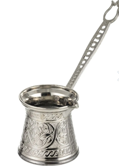 Турка-джезва AYTEK GIFT для турецької кави з візерунком на 6 порцій з нержавіючої сталі, 500 мл