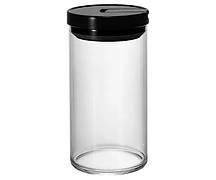 Ємність Hario з вакуумною кришкою для зберігання кави 1000 мл скляна