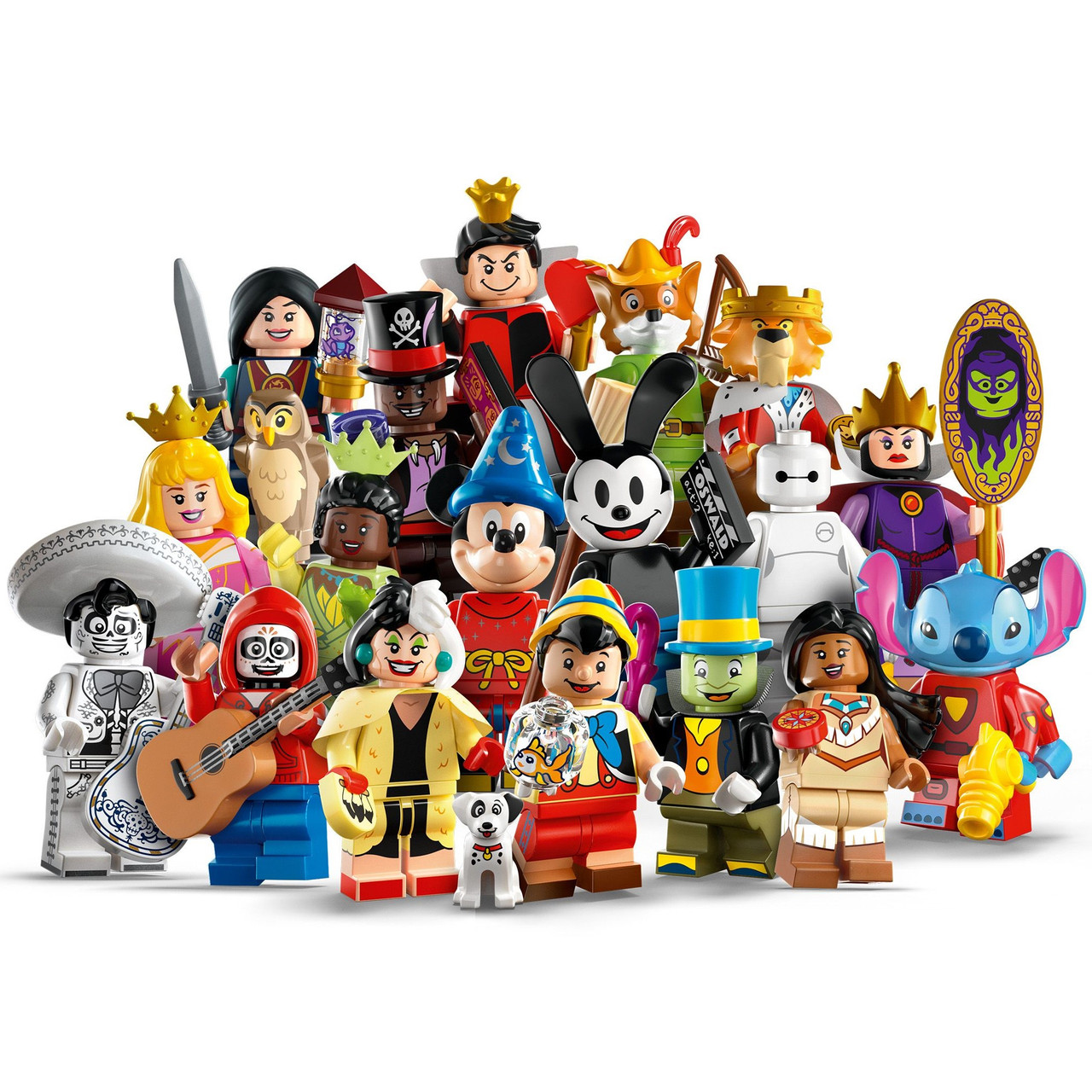 Конструктор LEGO Минифигурки Серия Disney 100 Полный набор 18 ...