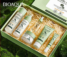 Подарунковий набір косметики з центелою азійською Bioaqua Centella Asiatica Soothing Repair Six-piece Suit