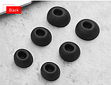 Амбушюри ear tips TWS HUAWEI FreeBuds Pro 3 FreeBuds Pro 2 5i OPPO Enco Buds 2 OPPO Enco Air 3 Pro Чорний пара, фото 7