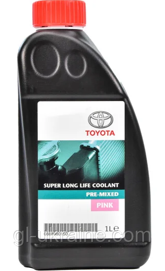 Антифриз Toyota "Super Long Life Coolant Pre-Mixed PINK" (-37°C) рожевий, 1л (0888980150)