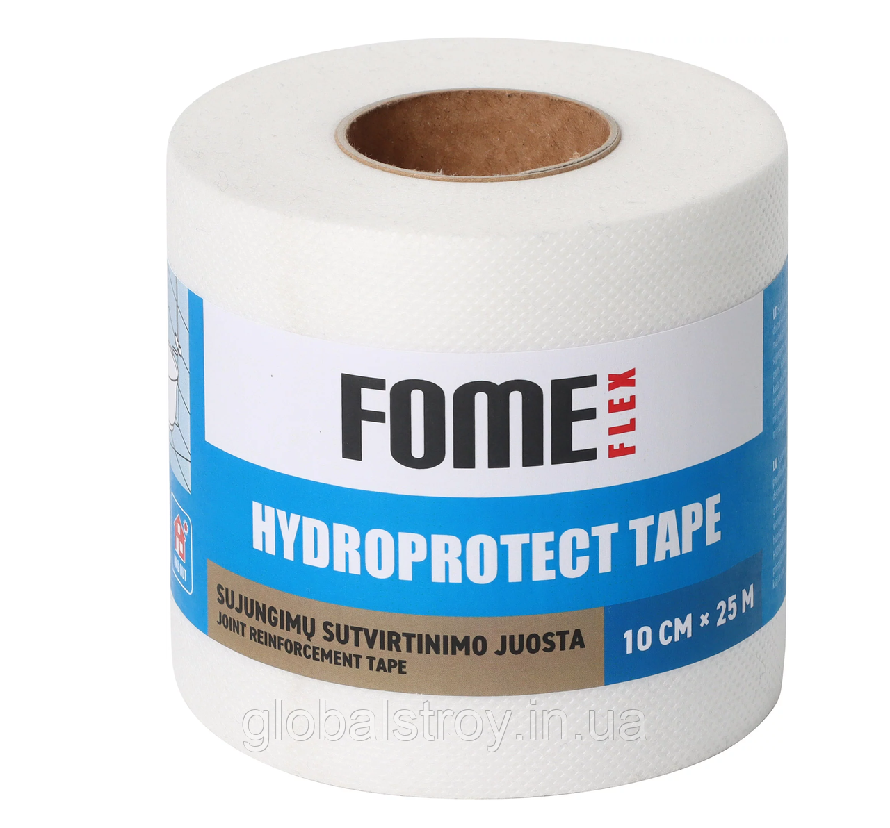Стрічка армуюча поліестерова для швів FOME FLEX Hydroprotect Tape рулон 10 см x 25 м
