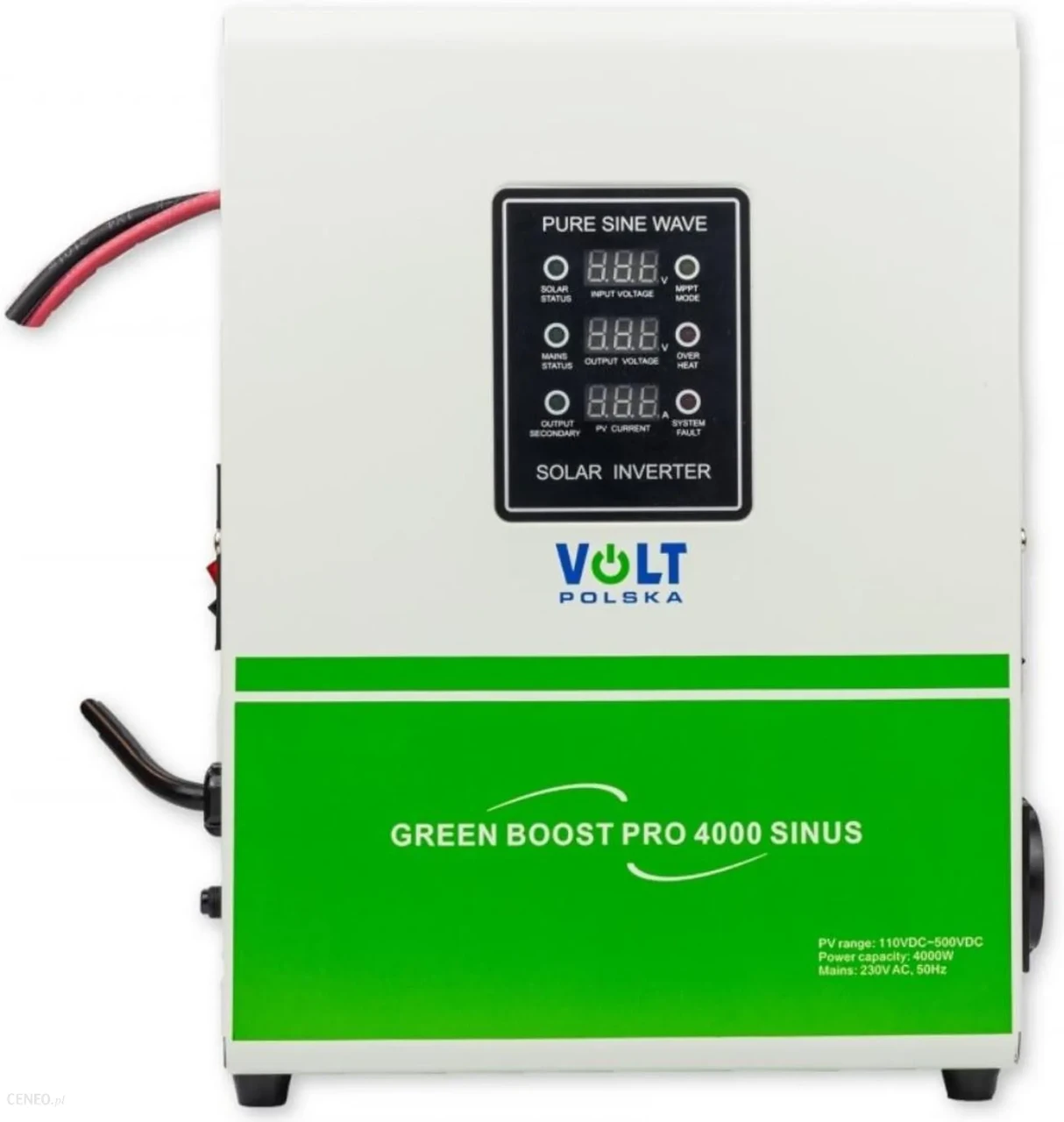 Мережевий сонячний інвертор (on-grid) Volt Polska GREEN BOOST PRO 4000 SINUS BYPASS (3SR3000003)