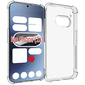 Чохол WXD силіконовий протиударний на Nothing Phone 2a / прозорий