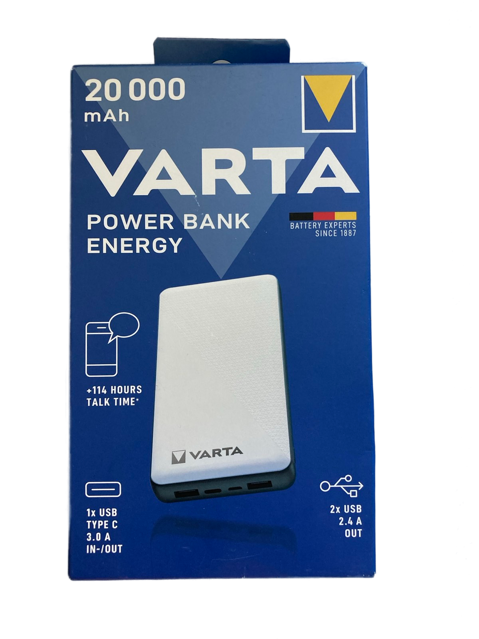 Павербанк Varta Power Bank Energy 20000 mAh