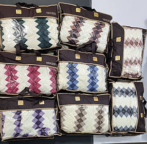 Плед мікрофайбер "Ялинка" 180х200см (односпальне)