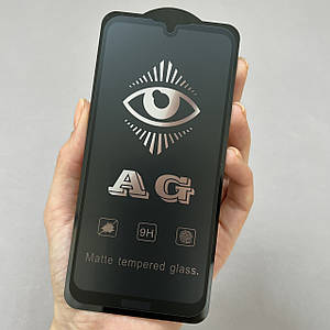 Захисне скло для Huawei Y5 2019 матове без відбитків скло на телефон хуавей у5 2019 чорне mtt