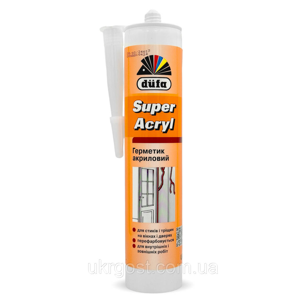 Герметик акриловий Dufa Super Acryl Білий 280 мл