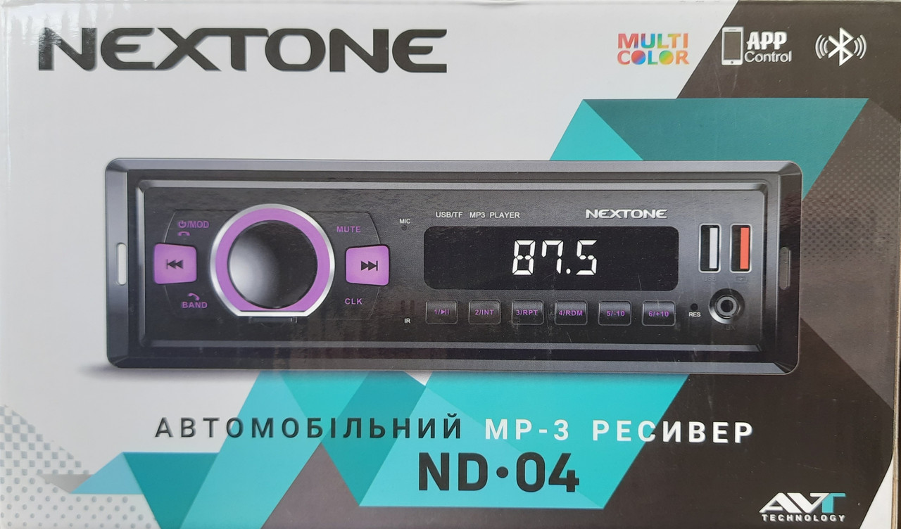 Автомагнітола 1DIN Nextone ND-04, фото 1