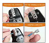 Змінні губки SN-2546B 2.5-6.0 мм2 / 13-10 AWG для кримпера обтискні кліщі серії SN-48BS, фото 3