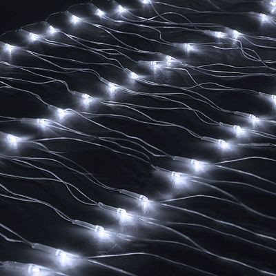 Гірлянда Сітка світлодіодна 3х0,8 м, колір: білий 240 LED