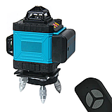 Лазерний рівень нівелір 4д 16 ліній MaxLight Акумуляторний в кейсі зі штативом та дисплеєм, фото 7