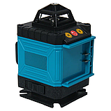 Лазерний рівень нівелір 4д 16 ліній MaxLight Акумуляторний в кейсі зі штативом та дисплеєм, фото 10