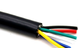 Силіконовий кабель 6-жильний, шість жил по 22AWG (0.3мм.кв) у загальній ...