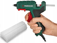 Клейовий пістолет для рукоділля + Клей для пістолета 5 Вт Parkside Німеччина Клейові пістолети термопістолети