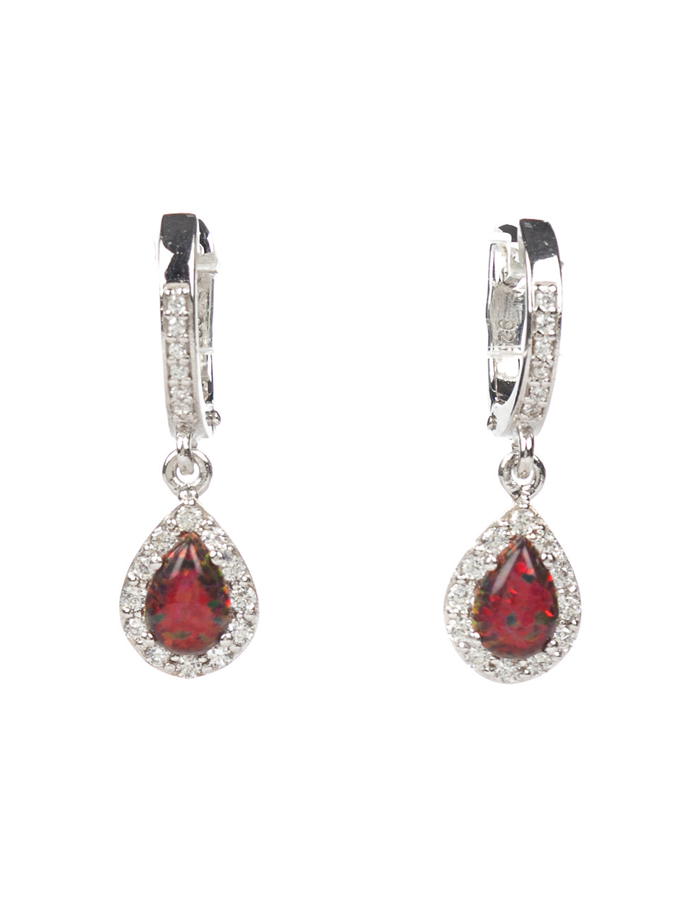 Сережки срібні з опалом 1032/к-опк, фото 1