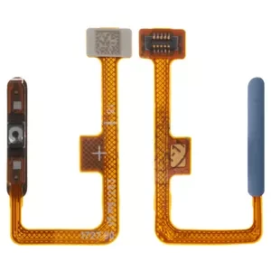 Шлейф для Xiaomi 11 Lite, 11 Lite 5G, 11 Lite 5G NE, для сканера відбитка пальця (Touch ID), блакитний, M2101K9AG, bubblegum blue, фото 1