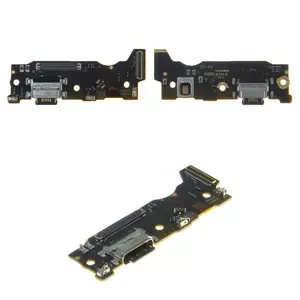 Шлейф для Xiaomi Redmi Note 10 Pro, Redmi Note 10 Pro Max, конектора зарядки, з мікрофоном, Original (PRC), плата зарядки,, фото 1